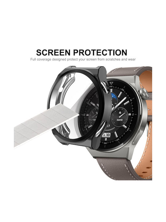 Cover Silicone Case in Silver color for Huawei Watch GT 3 Pro 43mm