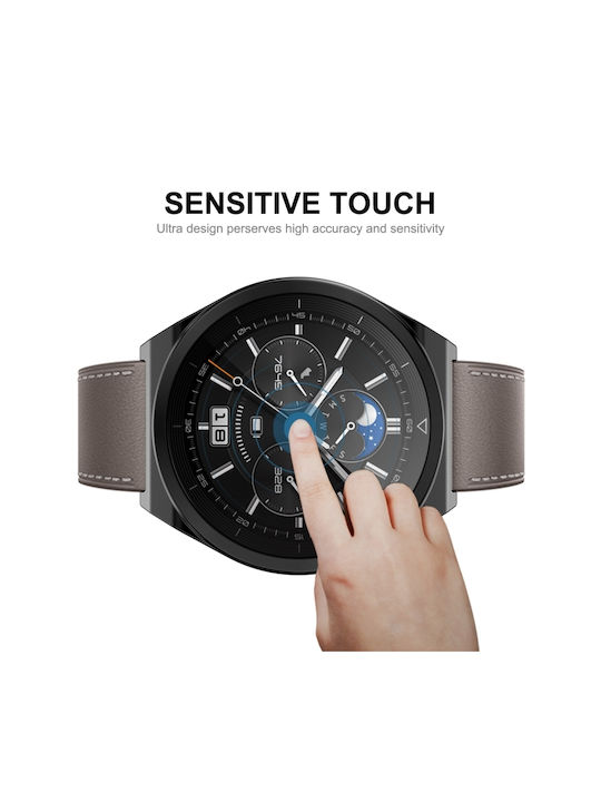 Cover Silicone Case in Silver color for Huawei Watch GT 3 Pro 43mm