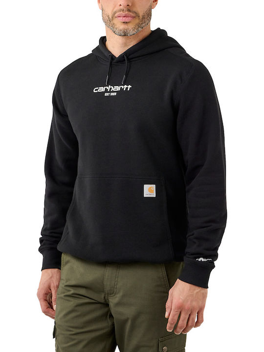 Carhartt Hanorac pentru bărbați cu glugă Negru