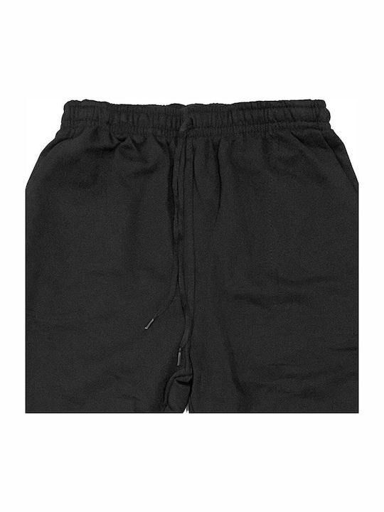 Sweatpants with Elastic Black