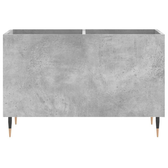 vidaXL Мебел за Hi-Fi Сив 38x74.5x48см