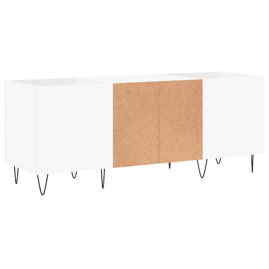 vidaXL Hi-Fi Möbel Weiß 38x121x48cm