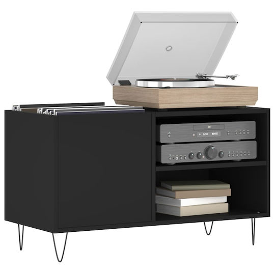 vidaXL Hi-Fi Furniture Black 38x85x48cm