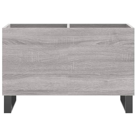 vidaXL Мебел за Hi-Fi Сив 38x74.5x48см