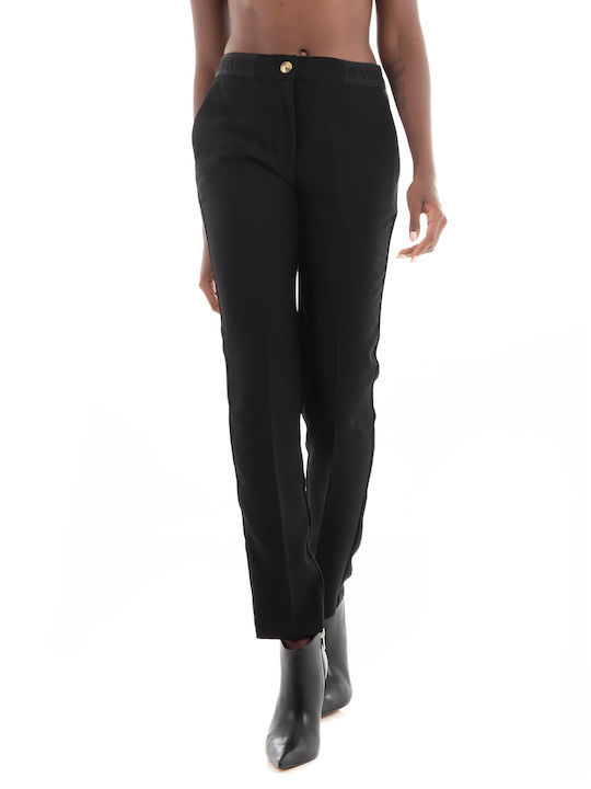 Versace Women's Fabric Trousers Black