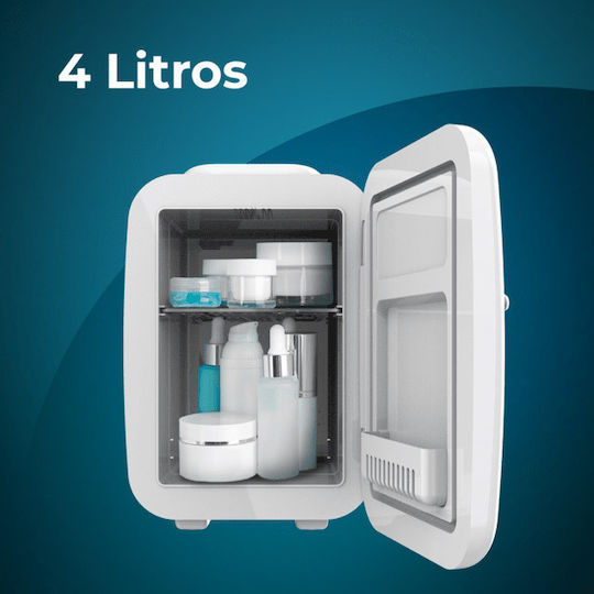 Cecotec Habana Cosmetic Refrigerator 4lt With Heating Function White