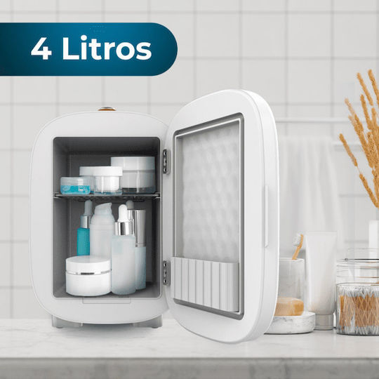 Cecotec Bora Ψυγείο Καλλυντικών 4lt με Λειτουργία Θέρμανσης Λευκό