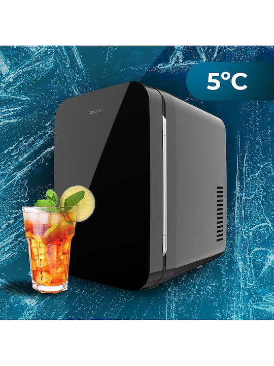 Cecotec Bahamas Ψυγείο Καλλυντικών 6lt με Ράφι & Λειτουργία Θέρμανσης Μαύρο