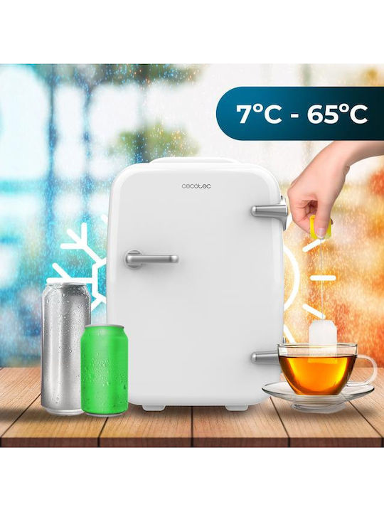 Cecotec Habana Cosmetic Refrigerator 4lt With Shelf And Heating Function White