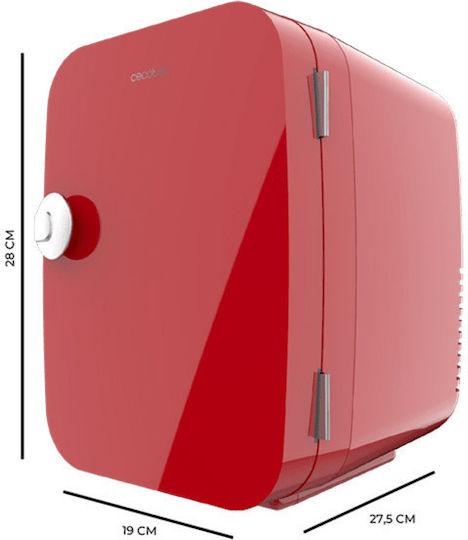 Cecotec Rio Kosmetik-Kühlschrank 4lt mit Heizfunktion Rotes