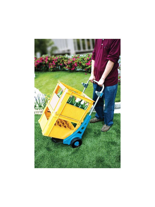 AquaCraft Coș De Gunoi Metalic Albastru 120lt