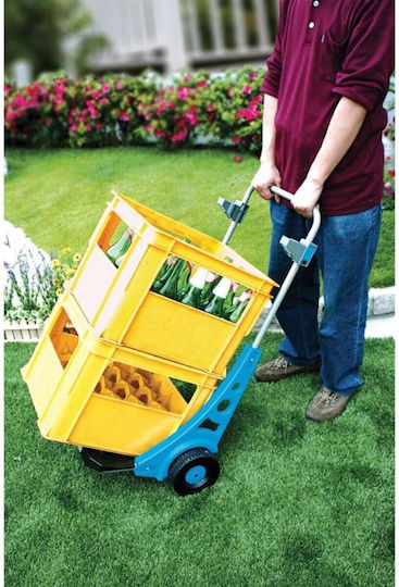 AquaCraft Coș De Gunoi Metalic Albastru 120lt