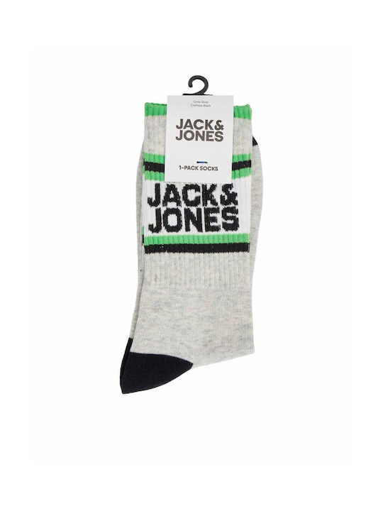 Jack & Jones Șosete Gri deschis Melange Melange 1Pachet