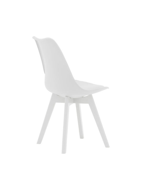 Gaston Stühle Küche Weiß 1Stück 48x56x84cm