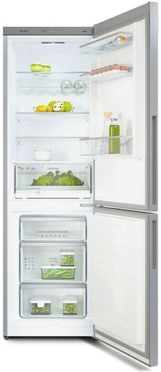 Miele Combină frigorifică 305lt NoFrost Î186xL60xA66cm. Inox KDN 4174 E Active