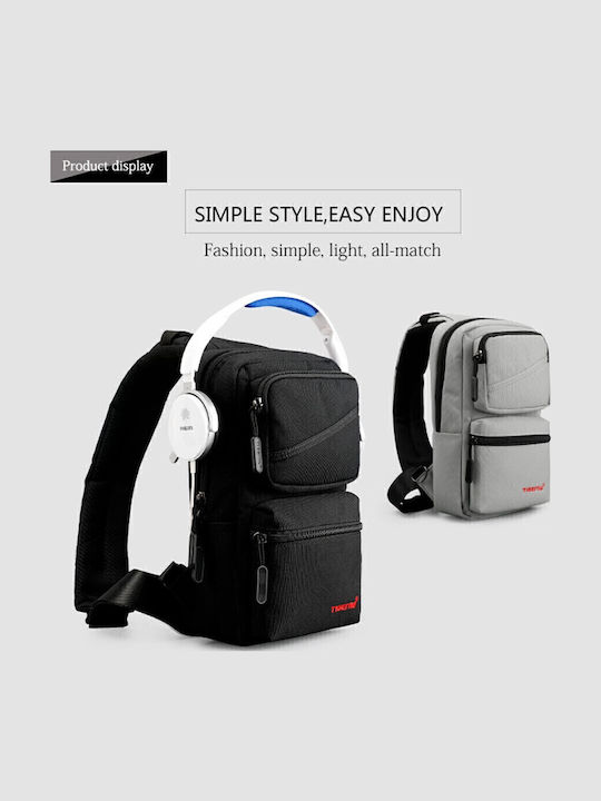 Herrentasche Schulter / Crossbody Schwarz