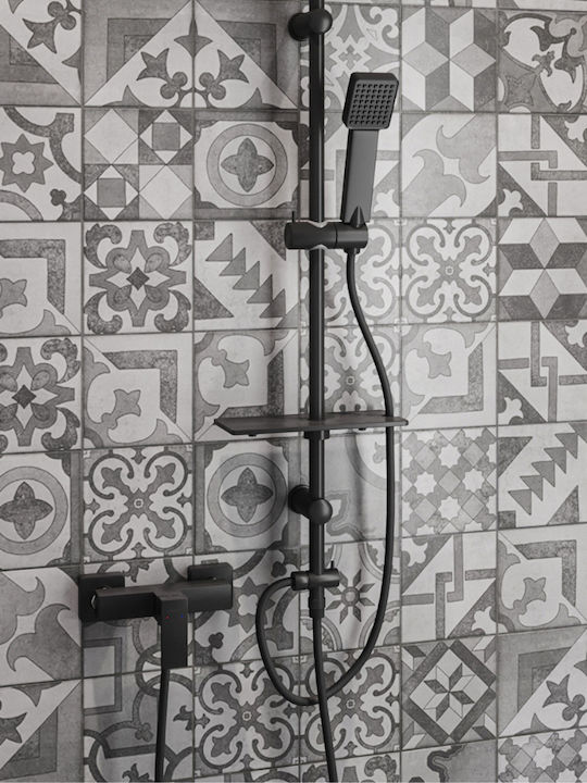 Ferro Zicco Mixing Shower Shower Faucet Black