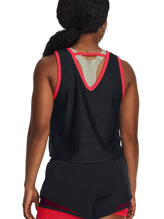 Under Armour Women's Athletic Blouse Sleeveless Black