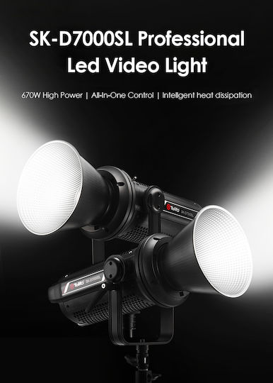 Tolifo Video Ziua 2700 - 6500K 670W cu Luminozitate LUX 110500 Lux