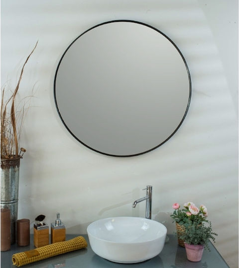 SLIM60LEDCOPPER Καθρέπτης LED Touch 60x60см Оранжев