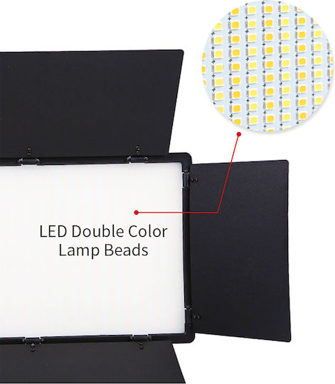 Factory E900 LED Light 3200 - 6500K 55W με Φωτεινότητα 13000lm