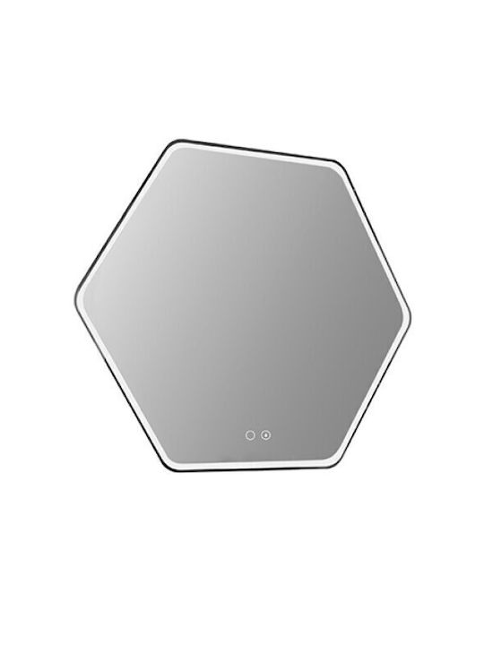 Ebir Iluminacion Καθρέπτης Μπάνιου Led Αφής 75x75cm