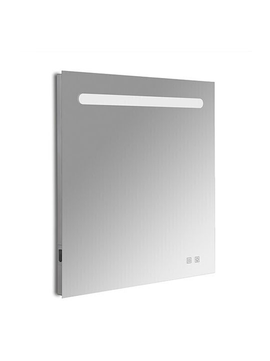 Ebir Iluminacion Oglindă de Baie Dreptunghiulară Lumini LED Atingere 60x80cm