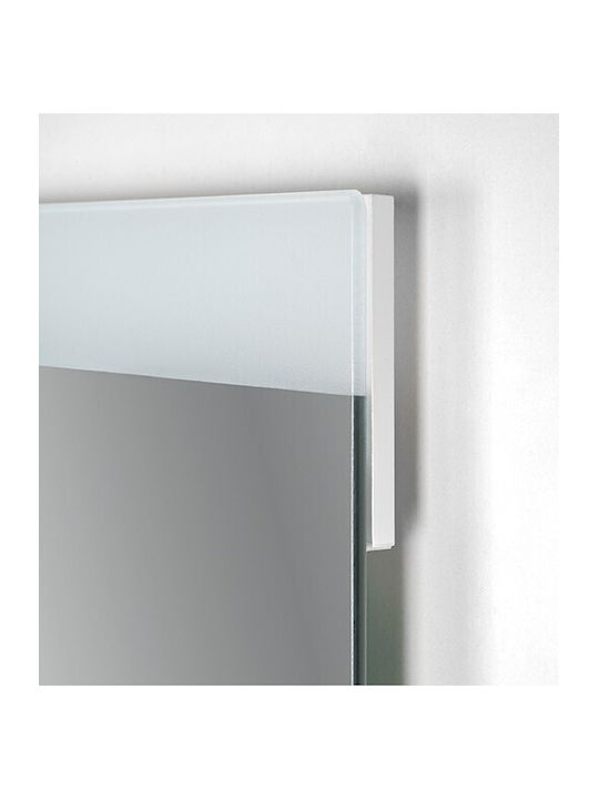 Ebir Iluminacion Rechteckiger Badezimmerspiegel LED Berührung 80x60cm