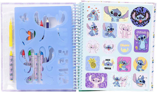 Cerda Stitch Colouring Set 26x22cm 20 Pieces