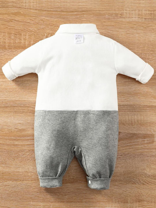 TakTakBaby Baby Bodysuit Set with Accessories Gray