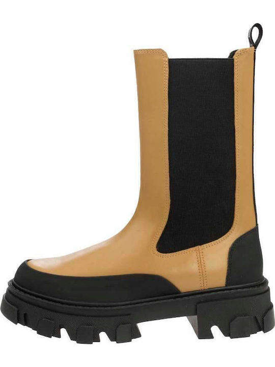 Jonie Leather Women's Chelsea Boots Brown