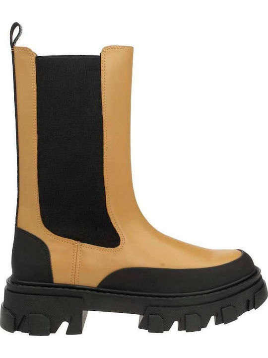 Jonie Leather Women's Chelsea Boots Brown