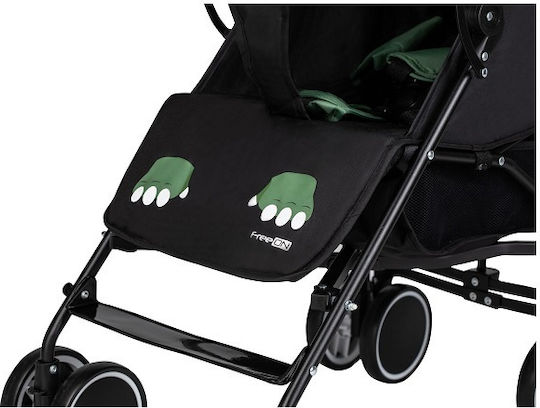 FreeOn Simple Umbrella Stroller Suitable from 6+ Months Green Crocodile 6.4kg