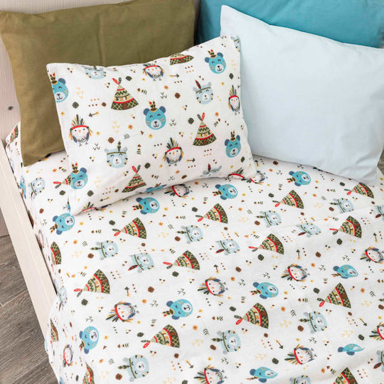 Borea Set Lenjerie De Patut Bebe Urs Albastru Deschis 120x160 Cm Borea Set Lenjerie De Patut Bebe Urs Albastru Deschis 120x160 Cm