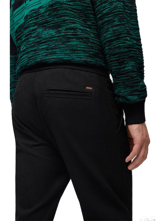 Παντελόνι Chino σε Tapered Γραμμή Μαύρο