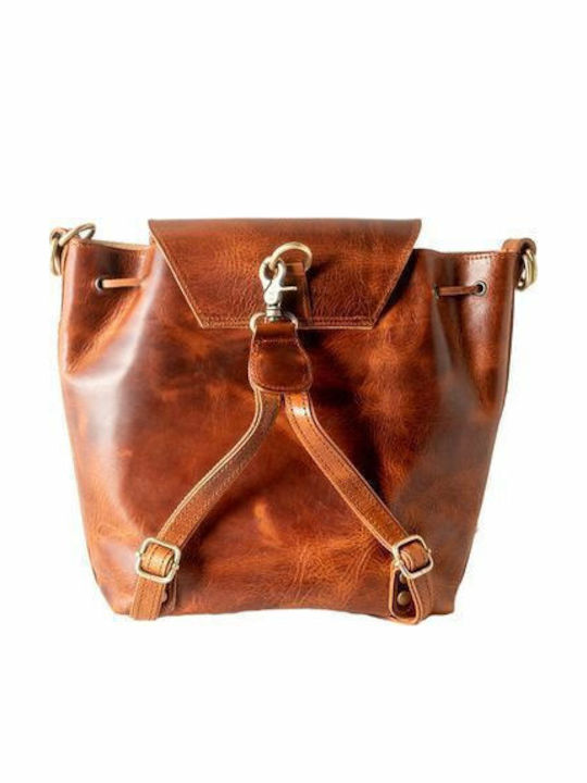 -leather Leather Women's Bag Shoulder Brown