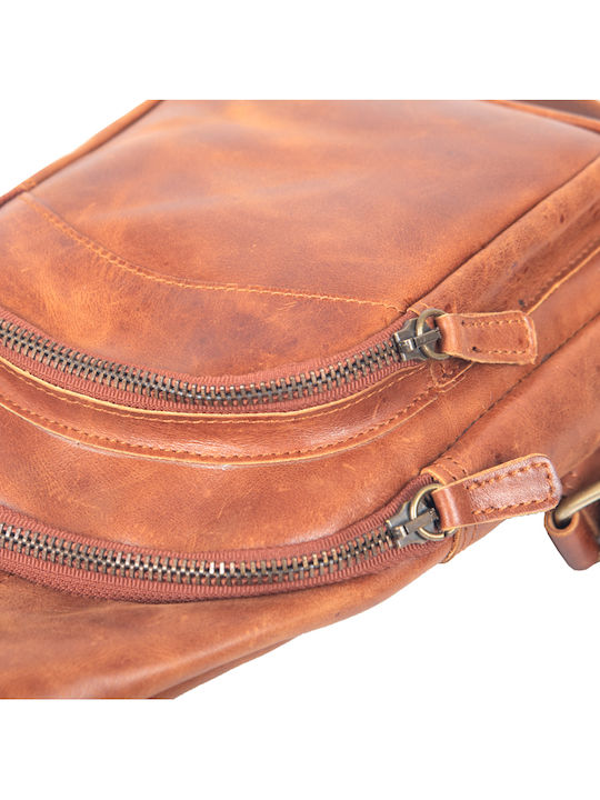 -women's Leather Women's Bag Crossbody Tabac Brown