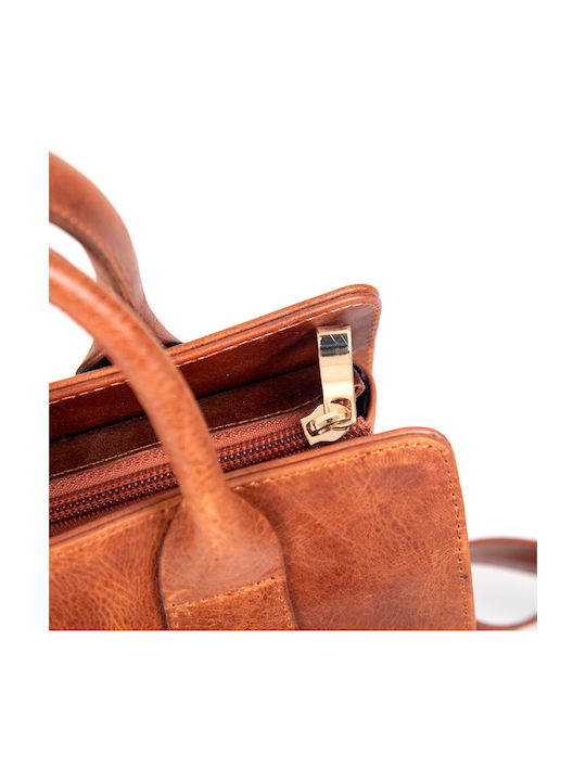 -leather Leather Women's Bag Tote Handbag Tabac Brown