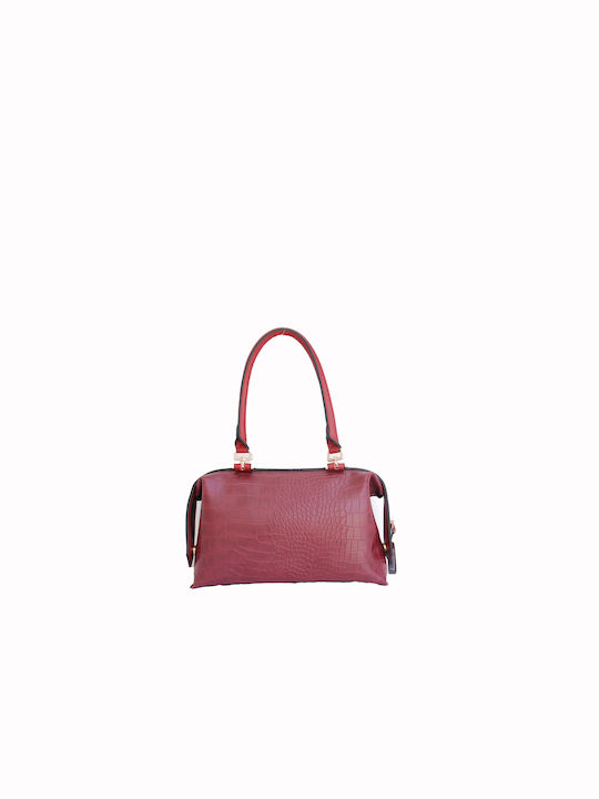 Vamore Damen Tasche Hand Rot