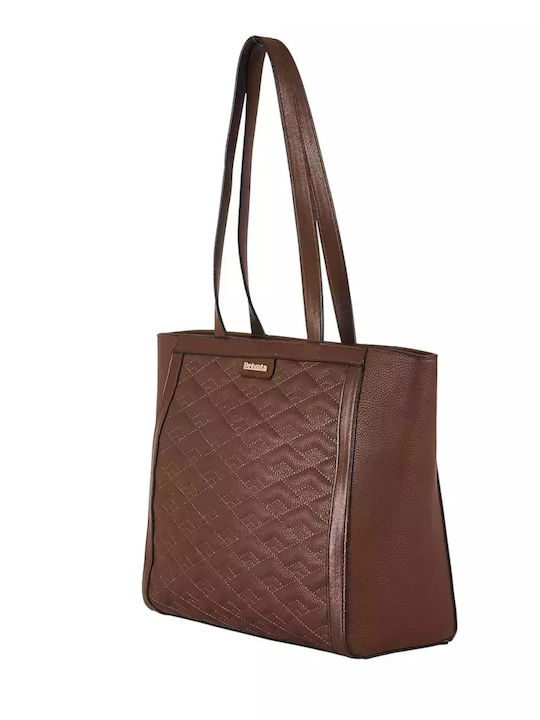 Privata Damen Tasche Schulter Braun