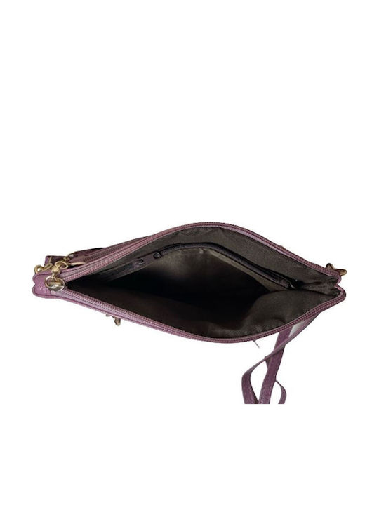 Schulter-Hand Damentasche Rucksack Lila