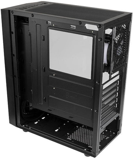 Kolink Inspire K7 Gaming Midi Tower Κουτί Υπολογιστή με Πλαϊνό Παράθυρο και RGB Φωτισμό Μαύρο