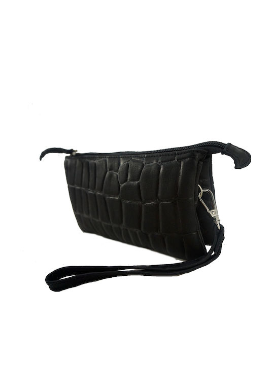 Mybag Τσαντάκι Leather Women's Bag Hand Black