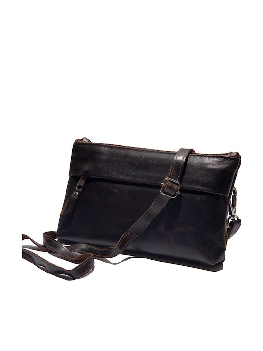 -women's Leather Women's Clutch Brown
