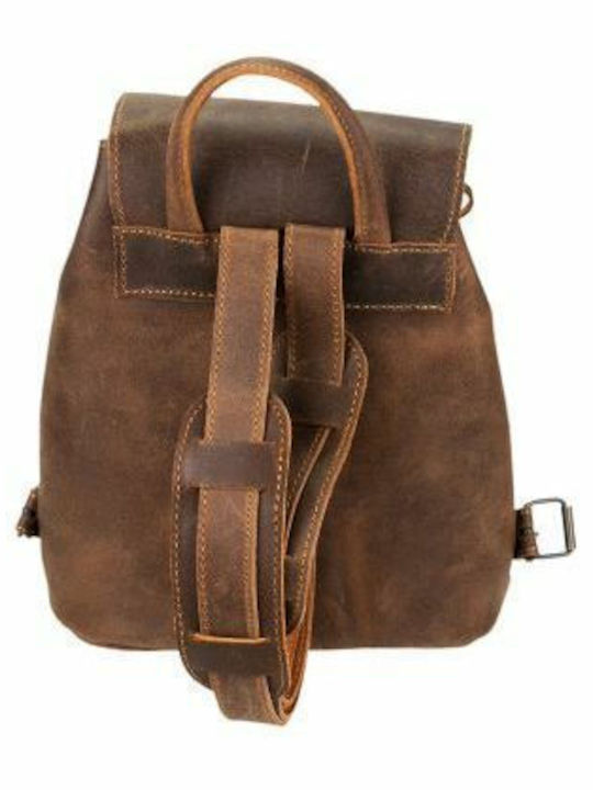 Model 142 Leder Damentasche Rucksack Braun