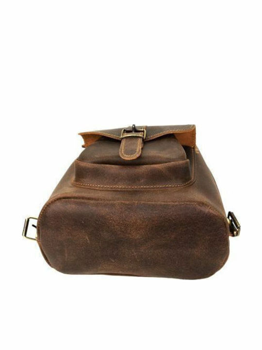 Model 142 Leder Damentasche Rucksack Braun