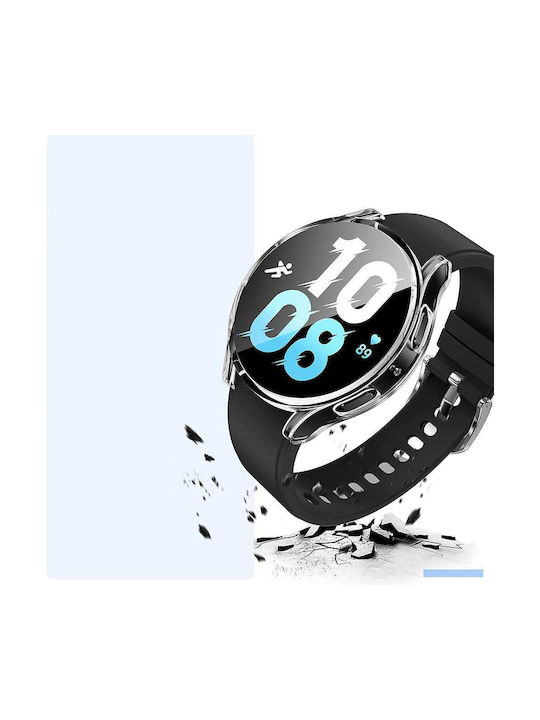Tech-Protect Defense360 Πλαστική Θήκη με Τζαμάκι σε Διάφανο χρώμα για το Galaxy Watch6 40mm