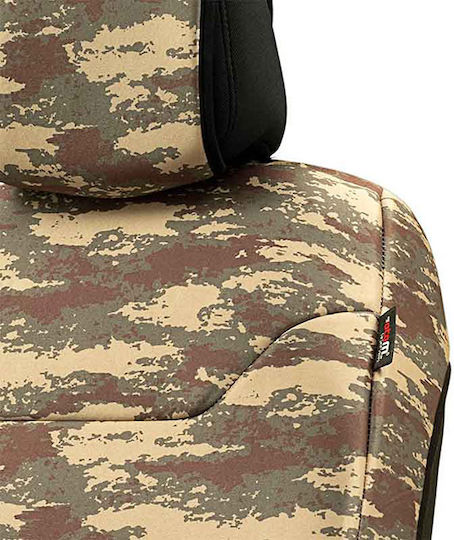 Auto Gs Wasserdicht Set Autositzlehnen 1Stück Matte Safari Concept