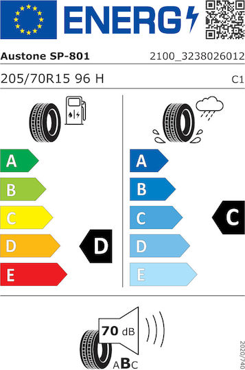 Austone Athena Sp-801 205/70R15 96H Лято Гума