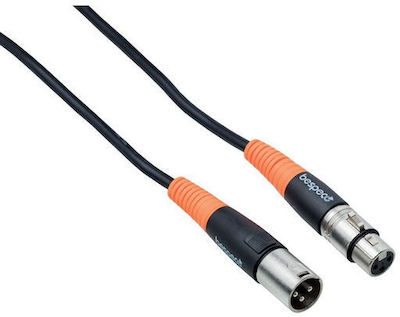 Bespeco SLFM100 Kabel XLR-Stecker - XLR-Buchse Schwarz 1m (SLFM100)